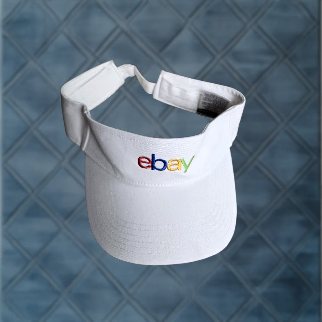 Champion Champion Visor Hat Cap One Size White Adjustable NWT Mens Baseball Cap Twill Cotton Vintage: No Size ONE SIZE - 1 Thumbnail