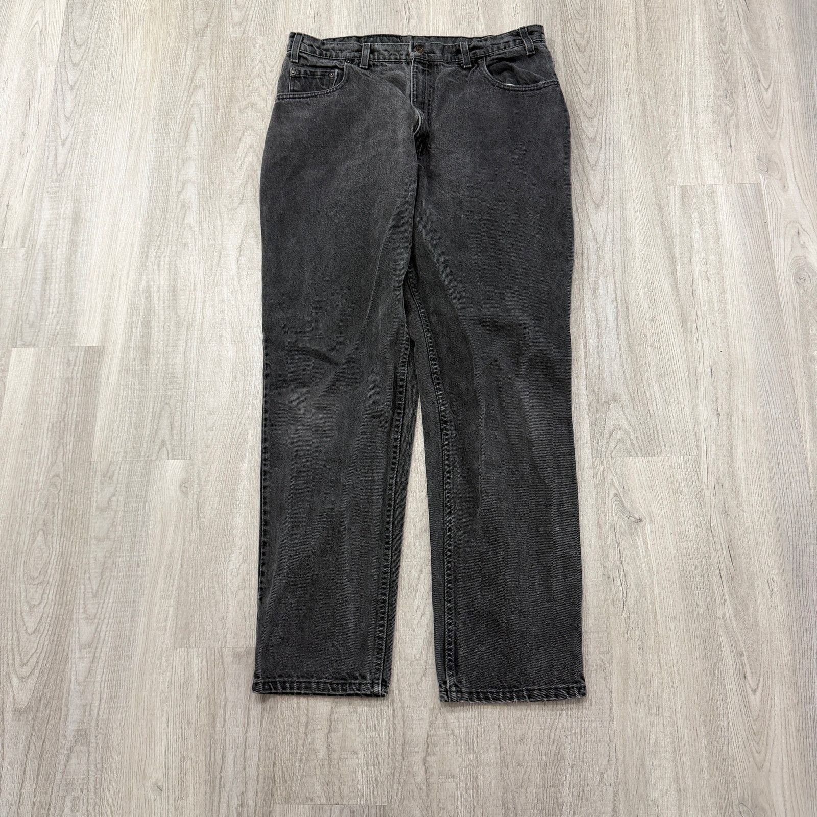 Levi's Vintage Levis 545 Jeans 38x34 Black Loose Fit Baggy Tapered Size US 38 / EU 54 - 1 Thumbnail