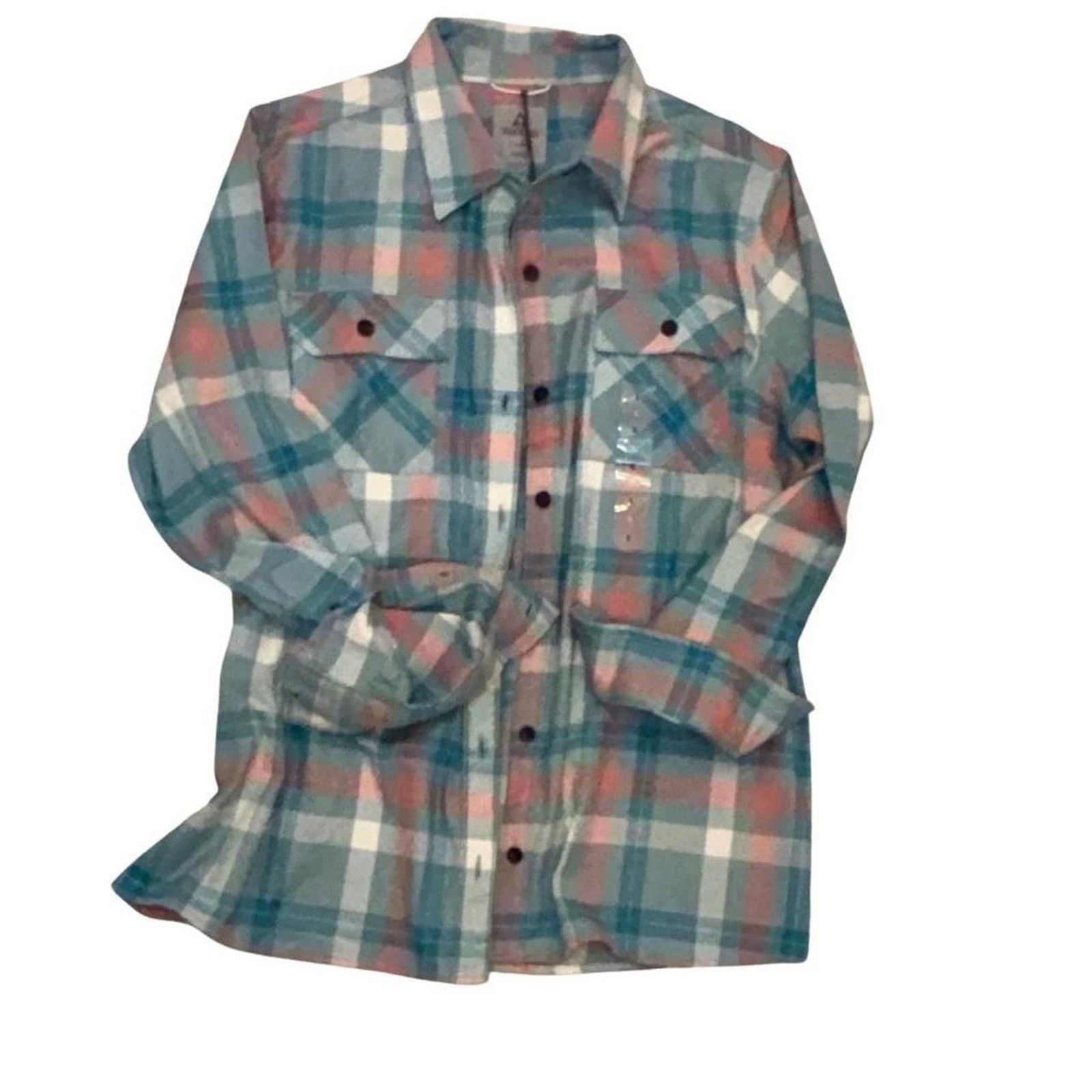 Anthropologie Ascend Women's Flannel Shirt Size L / US 10 / IT 46 - 4 Thumbnail