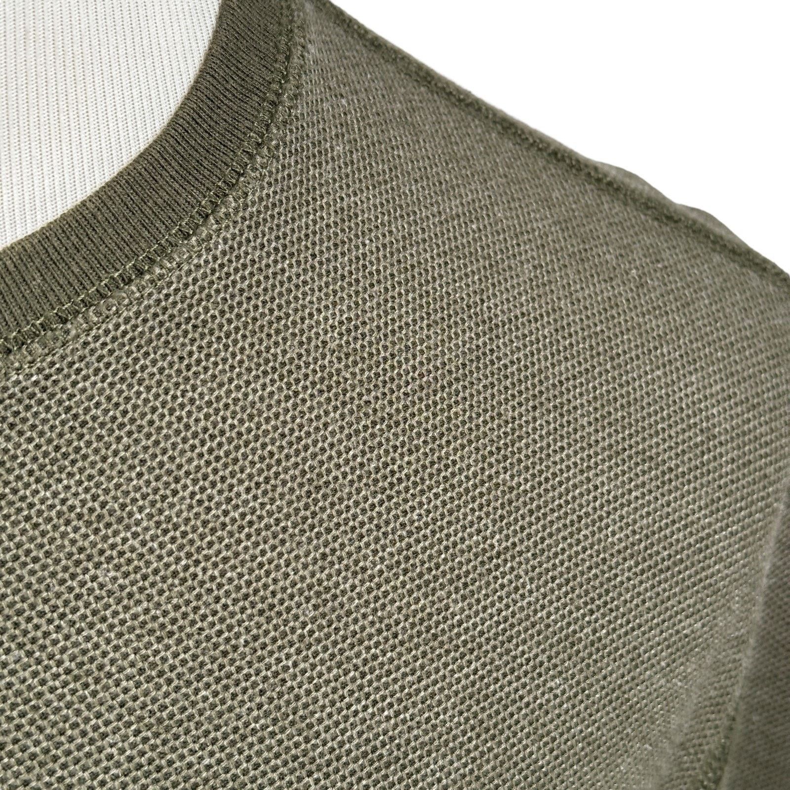 UNTUCKit Untuckit Snap Henley Shirt Men’s XL Green Cotton Long Sleeve Size US XL / EU 56 / 4 - 4 Thumbnail