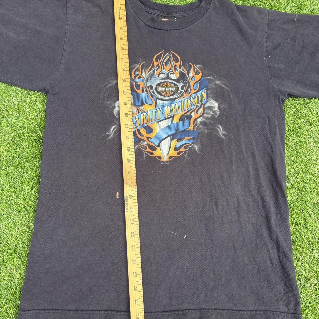 Harley Davidson Vintage Harley Davidson Chrome Hearts Dagger black shirt Size US L / EU 52-54 / 3 - 7 Thumbnail