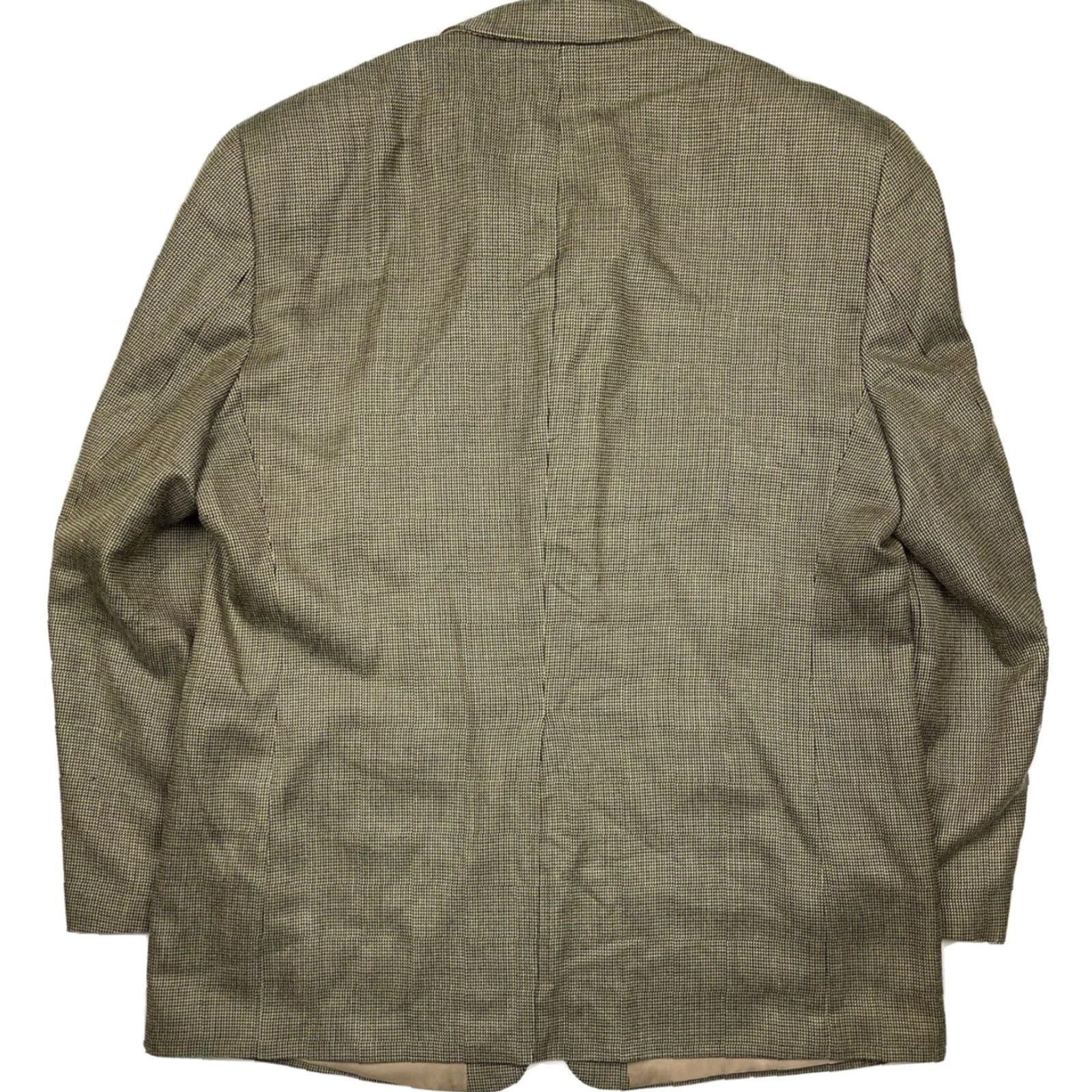 Ralph Lauren VINTAGE Lauren Ralph Lauren Sport Coat Jacket 44 R Brown Check Silk Wool Classic Mens Size US S / EU 44-46 / 1 - 2 Thumbnail