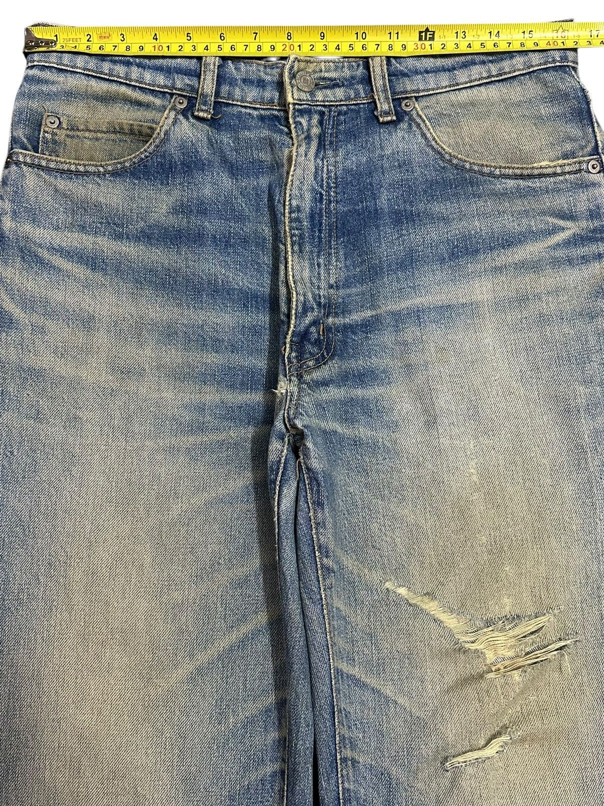 Big John Vintage Big John Mud Wash Distressed Baggy Jeans Size US 32 / EU 48 - 12 Thumbnail