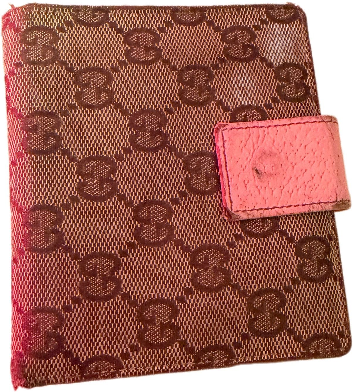 Gucci GUCCI Eclipse Canvas & Leather Beige Pink Bifold Wallet Size ONE SIZE - 2 Thumbnail