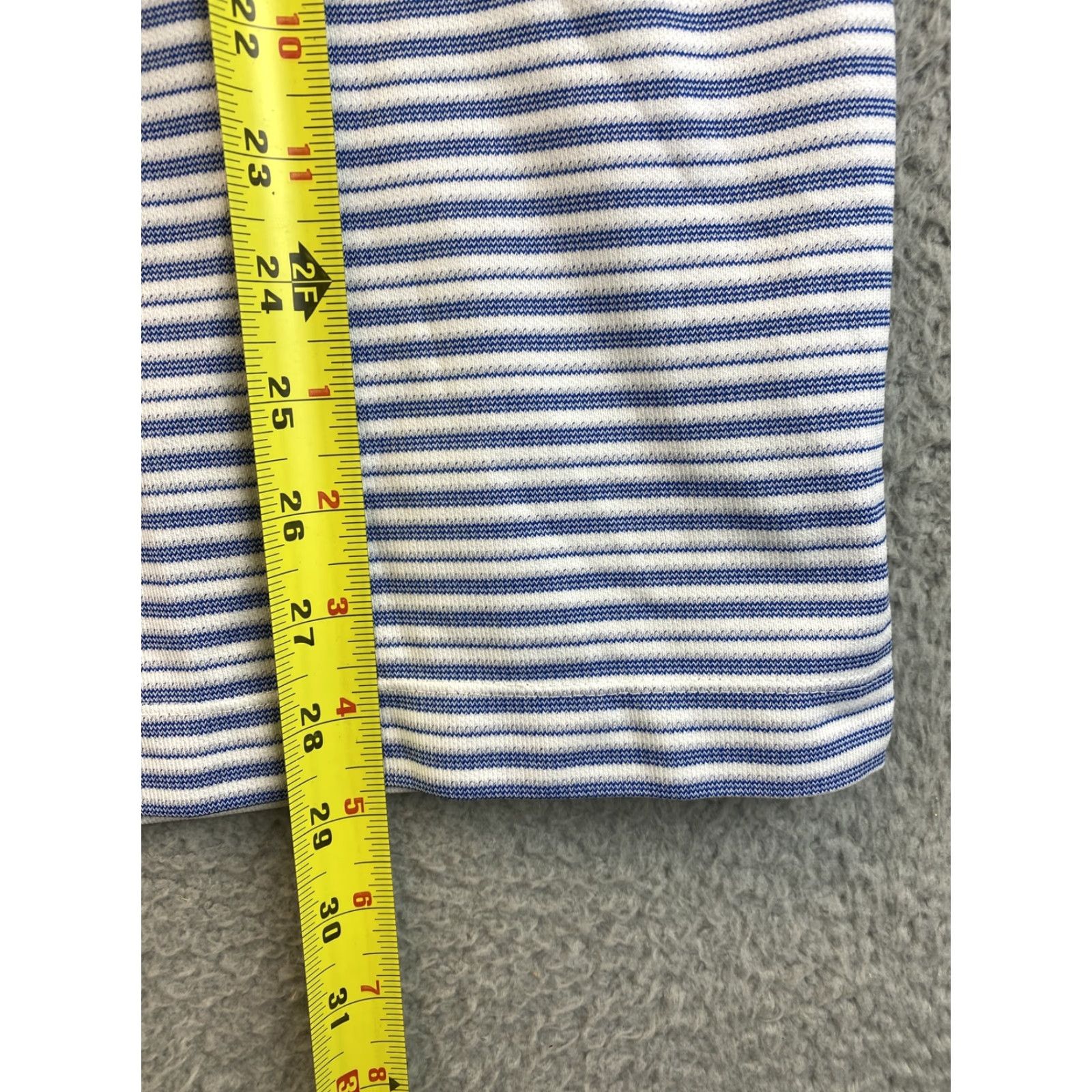 Nike Nike Dri-FIT Polo Shirt Mens Golf Blue M - Short Sleeve, 100% Polyester, Dri-Fit, Striped, Breathable, Lightweight Size US M / EU 48-50 / 2 - 6 Thumbnail