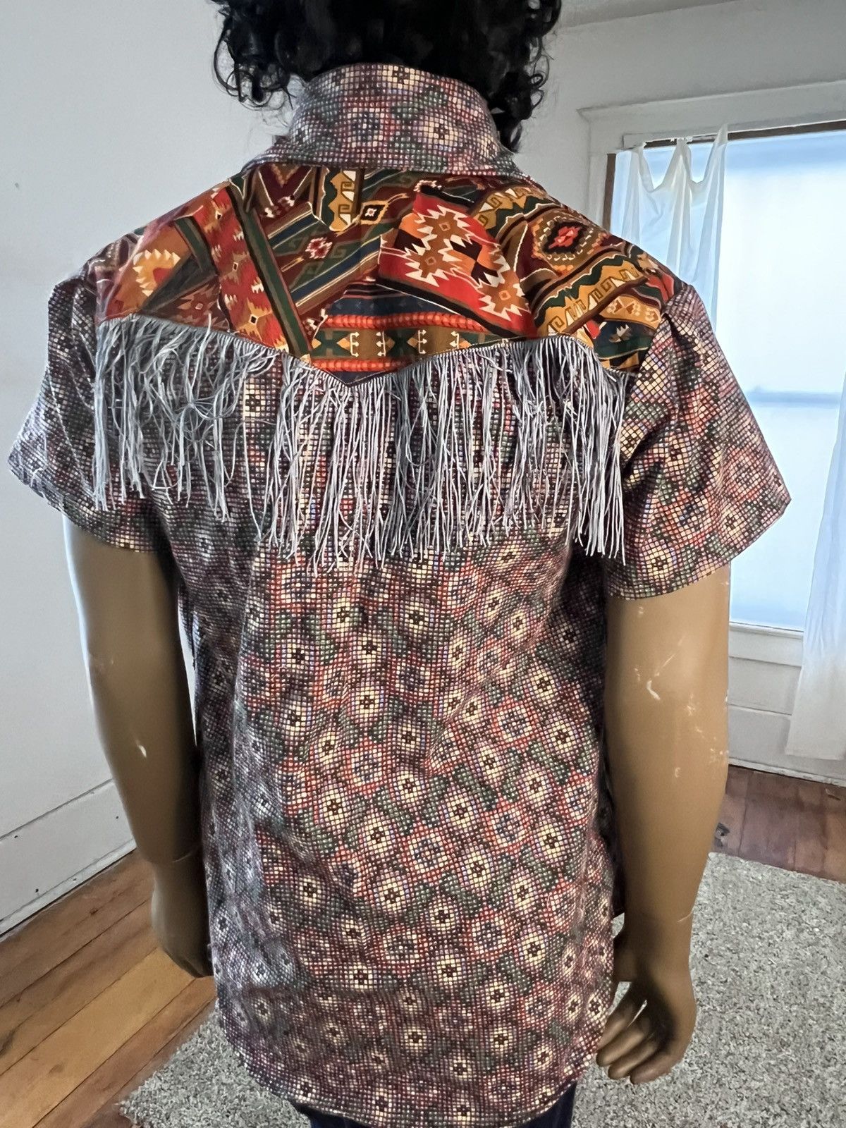 Other Fringe Cowboy Shirt L snap by A Herman USA Size US L / EU 52-54 / 3 - 4 Thumbnail
