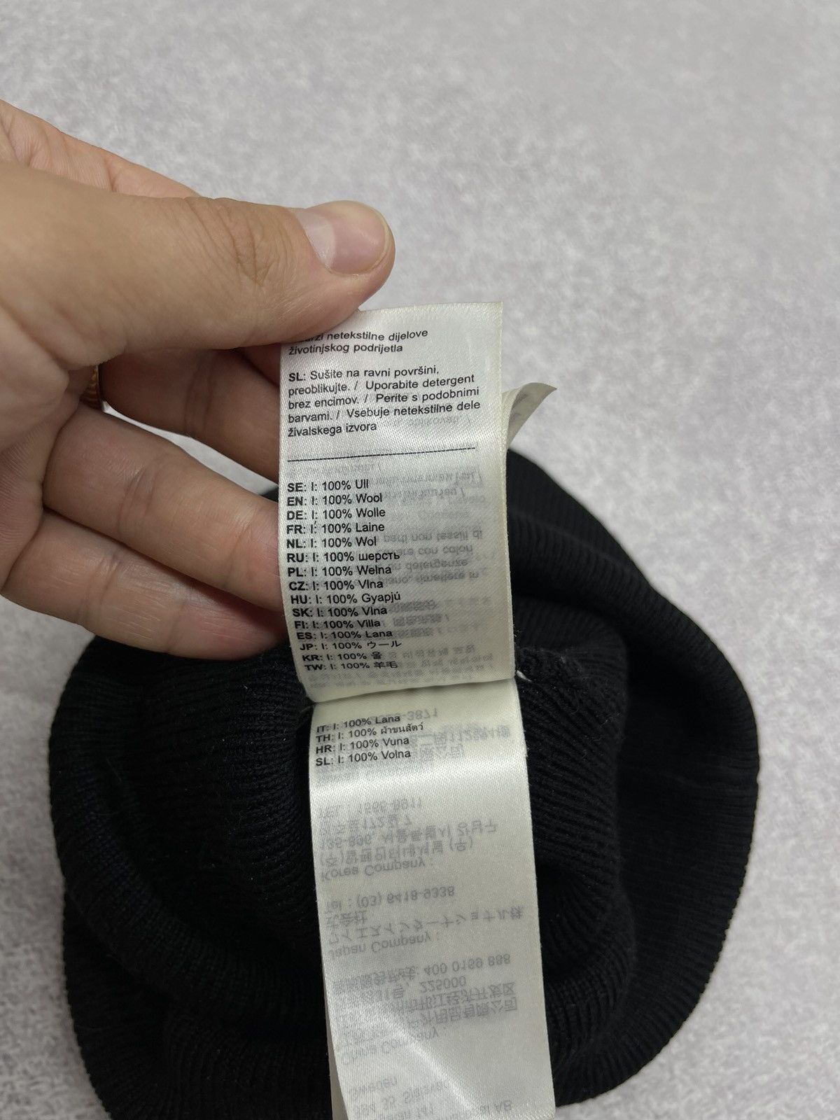 Fjallraven Mens Fjallraven Knit Wool Beanie Hat Black Size ONE SIZE - 9 Thumbnail