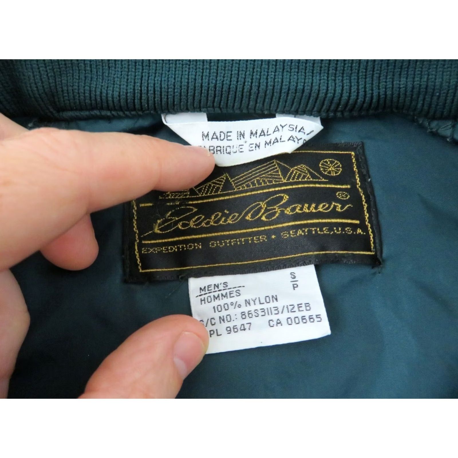 Eddie Bauer VINTAGE Eddie Bauer Jacket Windbreaker Pullover Snap Green Mens Small Size S Pilgrim Hangtags? (adjust to exact) Size US S / EU 44-46 / 1 - 4 Thumbnail