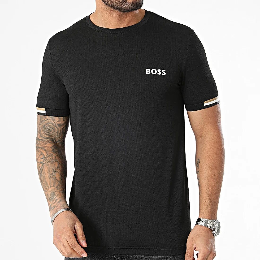Hugo Boss Hugo Boss x Matteo Berrettini Waffle-Fabric T-shirt Size S Size US S / EU 44-46 / 1 - 1 Thumbnail