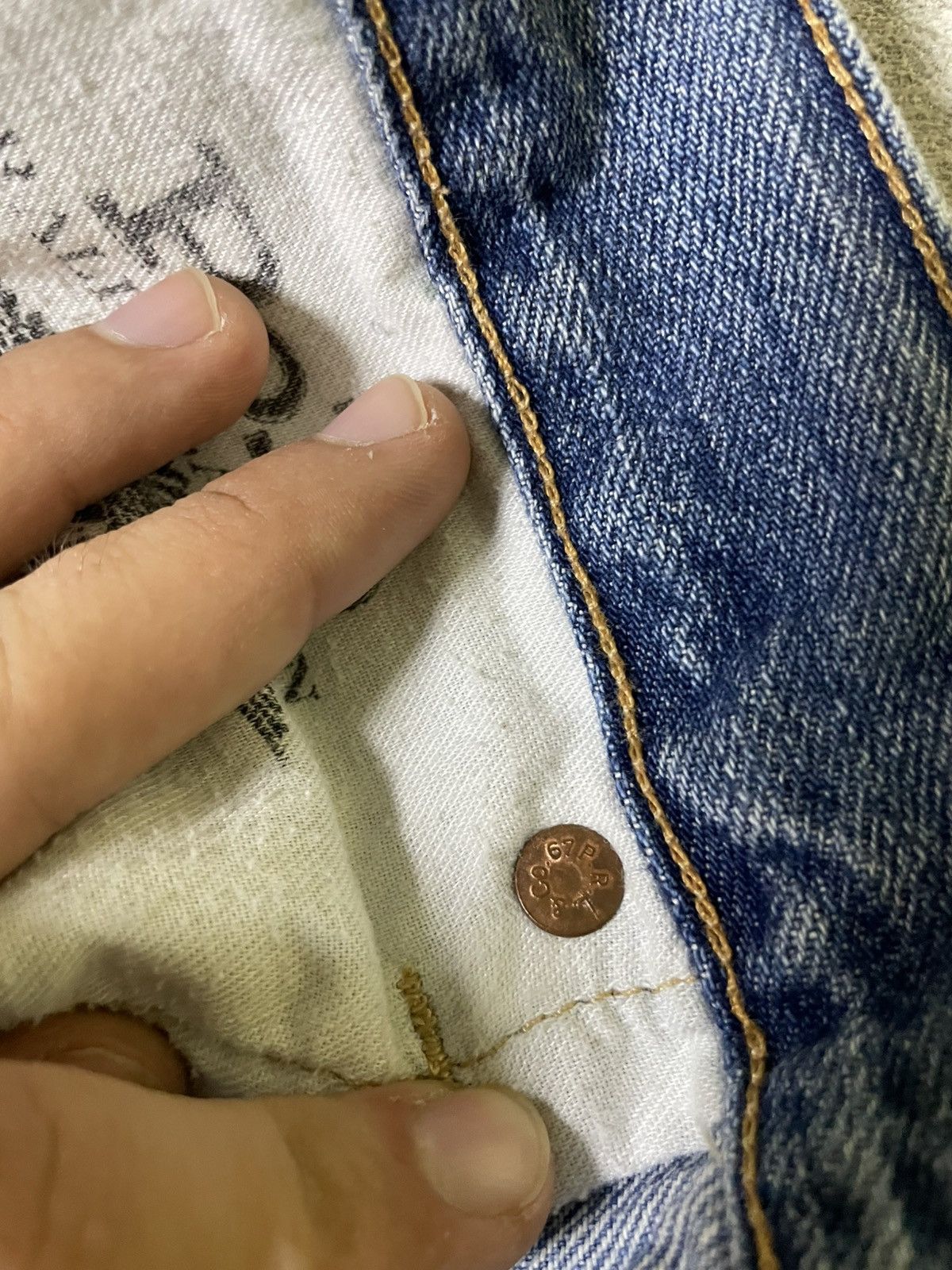 RRL Ralph Lauren RRL Polo Ralph Lauren Fall RaRe 2010 Distress Denim Size US 28 / EU 44 - 15 Thumbnail