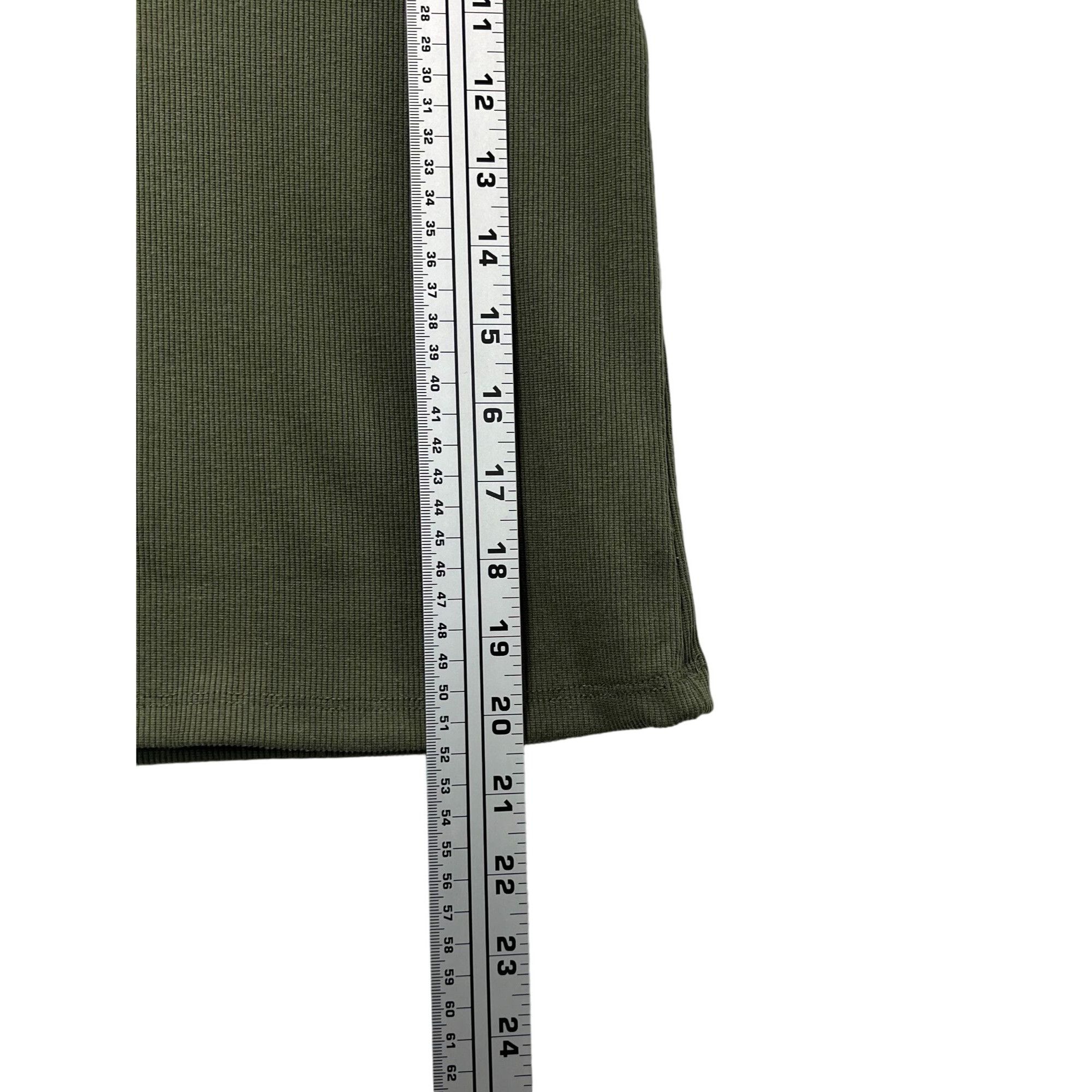 Other Rue + - Women's Short Sleeve Top - Green Olive - 1X Size XL / US 12-14 / IT 48-50 - 6 Thumbnail