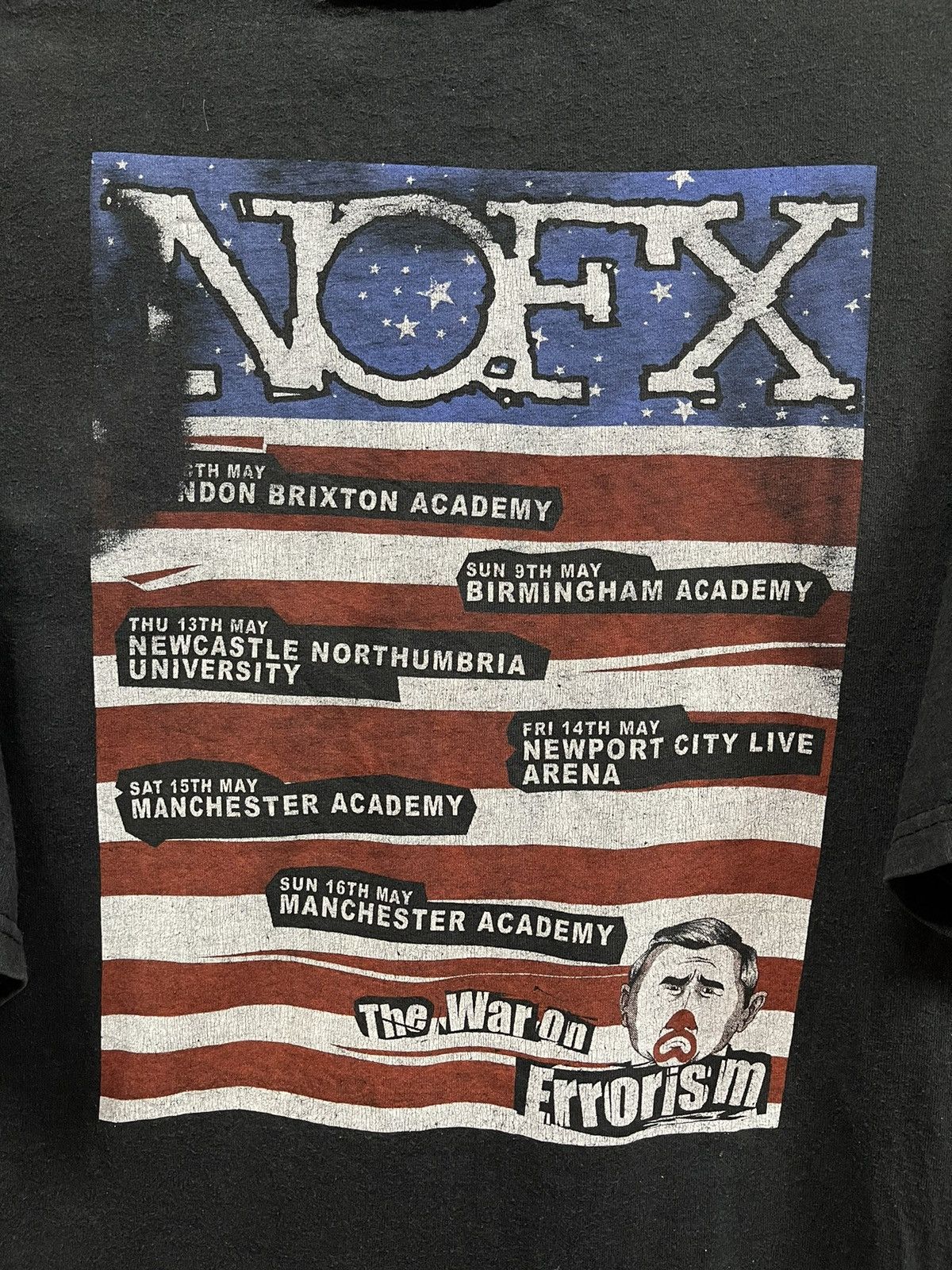 Band Tees × Vintage Vintage Rock Band NOFX " The War On Errorism "🔥🔥🔥 Size US XL / EU 56 / 4 - 5 Thumbnail