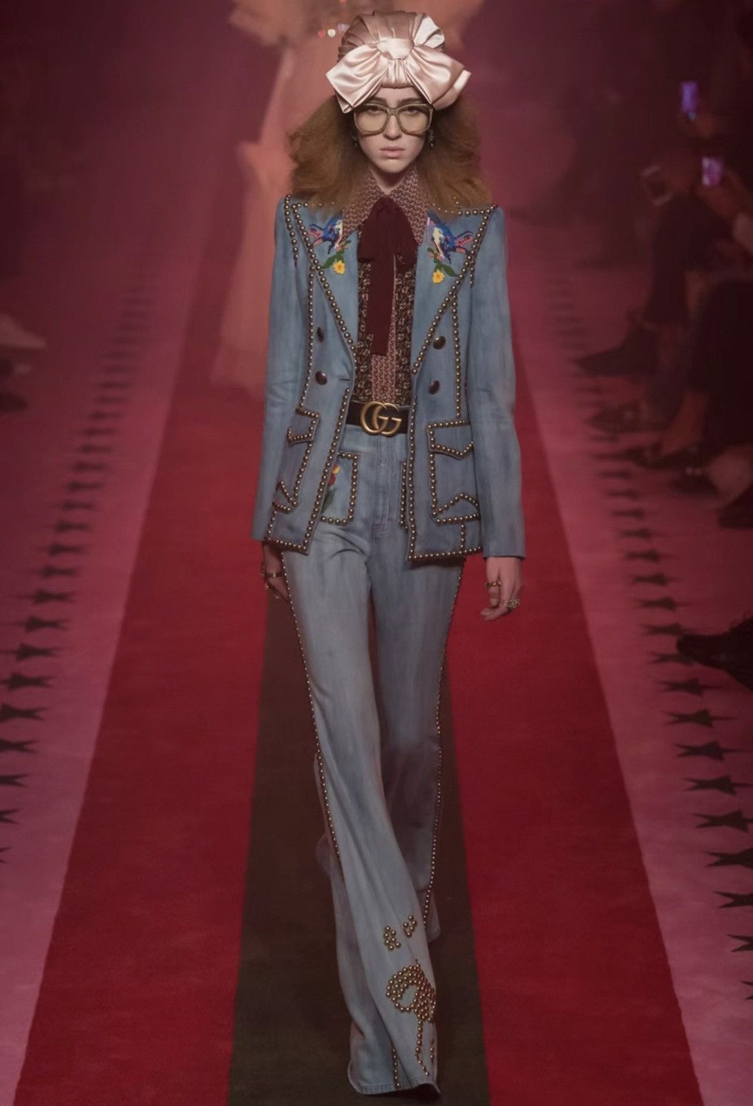 Gucci Gucci 17SS Runway Extra Long Studded Flared Jeans Size 28" / US 6 / IT 42 - 5 Thumbnail