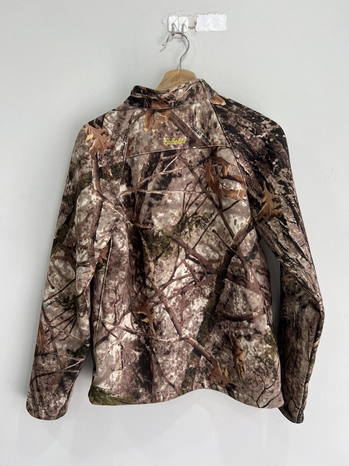 Vintage Vintage Womens Real Tree Camo Zip Sweater Size XL / US 12-14 / IT 48-50 - 2 Thumbnail