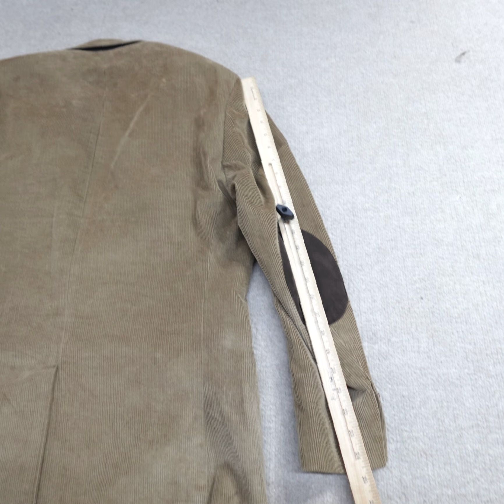Ralph Lauren Lauren Ralph Lauren Sport Coat Beige Corduroy Notch Lapels Elbow Patches 40L Vintage No Size US XXS / EU 40 - 6 Thumbnail