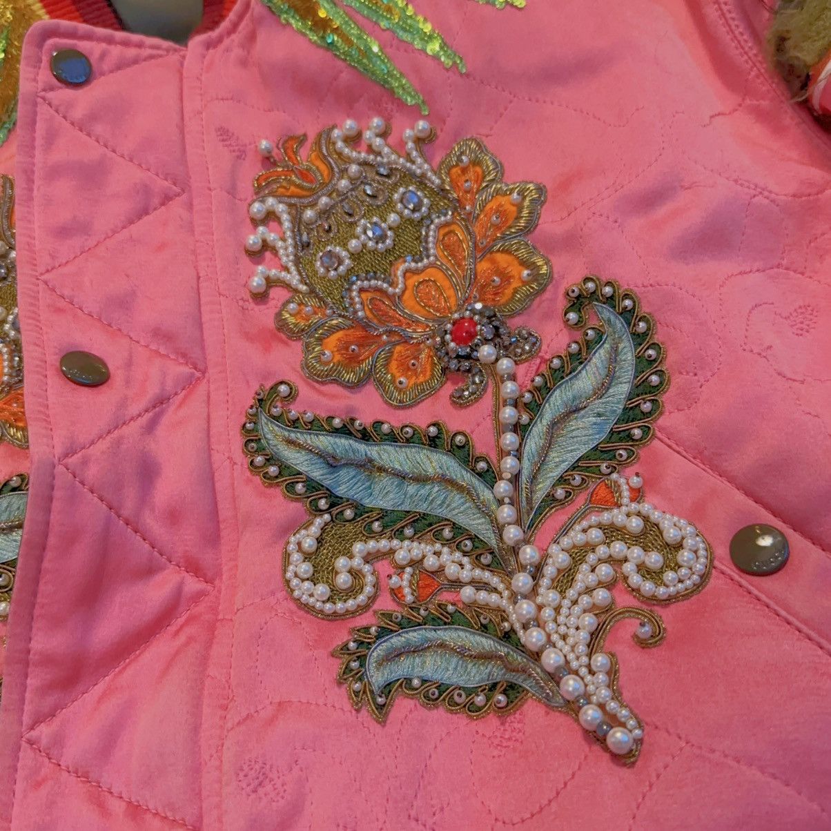 Gucci GUCCI Embroidered and Embellished Letterman jacket Size US M / EU 48-50 / 2 - 6 Thumbnail