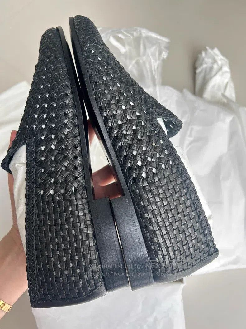 The Row The Row Black woven loafer flats Size US 11.5 / IT 41.5 - 4 Thumbnail