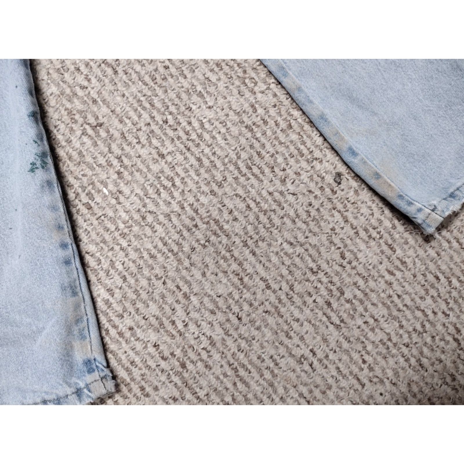 Wrangler VINTAGE Wrangler Jeans Distressed Paint Thrashed 34x32 Jeans 90s Rock Grunge Punk Biker Mens Size US 34 / EU 50 - 2 Thumbnail