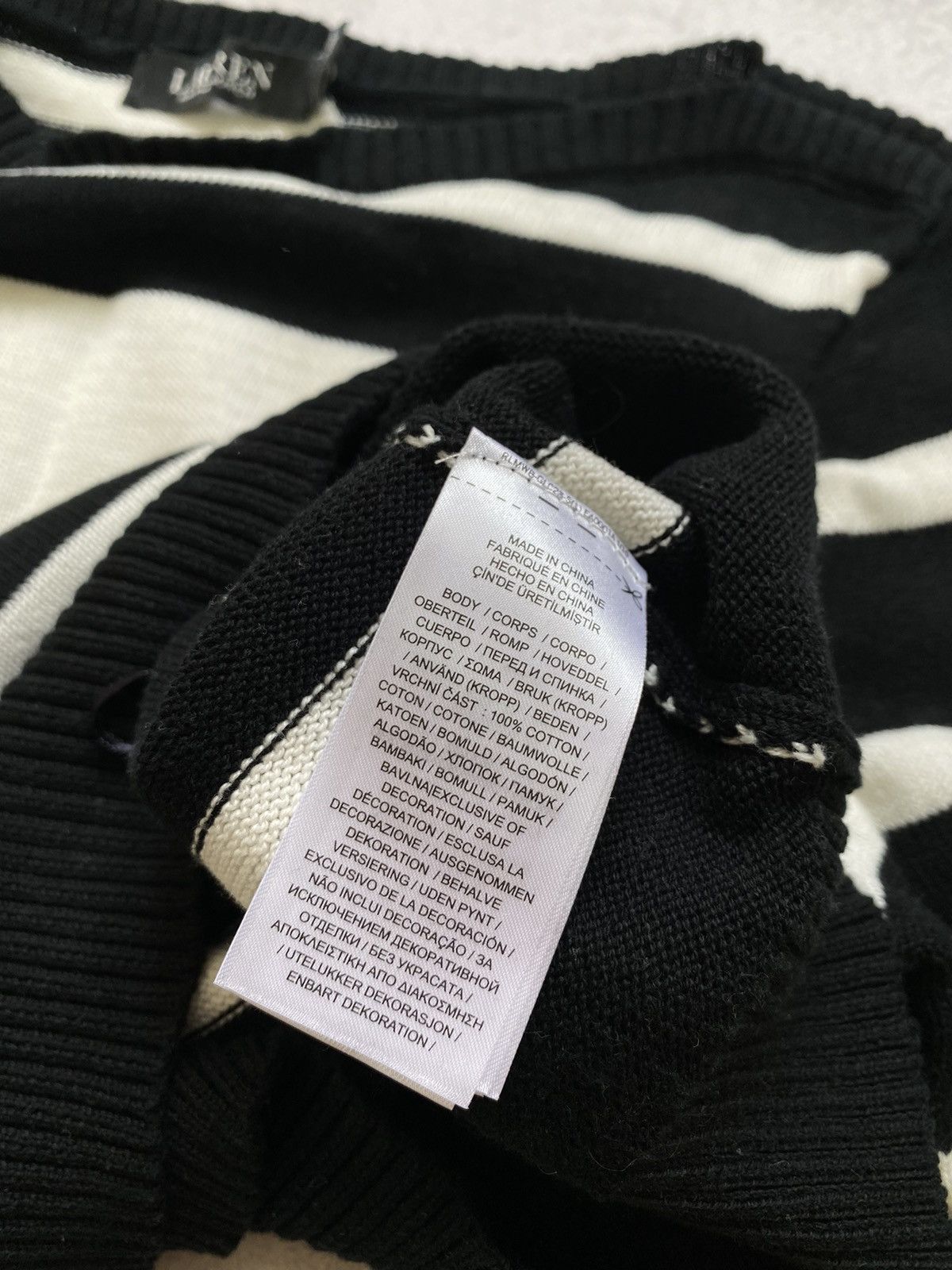 Polo Ralph Lauren Ralph Lauren Black Label Striped Boatneck Sweater Size S Size S / US 4 / IT 40 - 11 Thumbnail