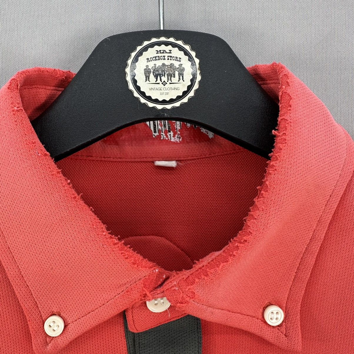 Vintage Vintage Ferrari Shell Manufacturing Thrashed Polo Tee Size US M / EU 48-50 / 2 - 7 Thumbnail