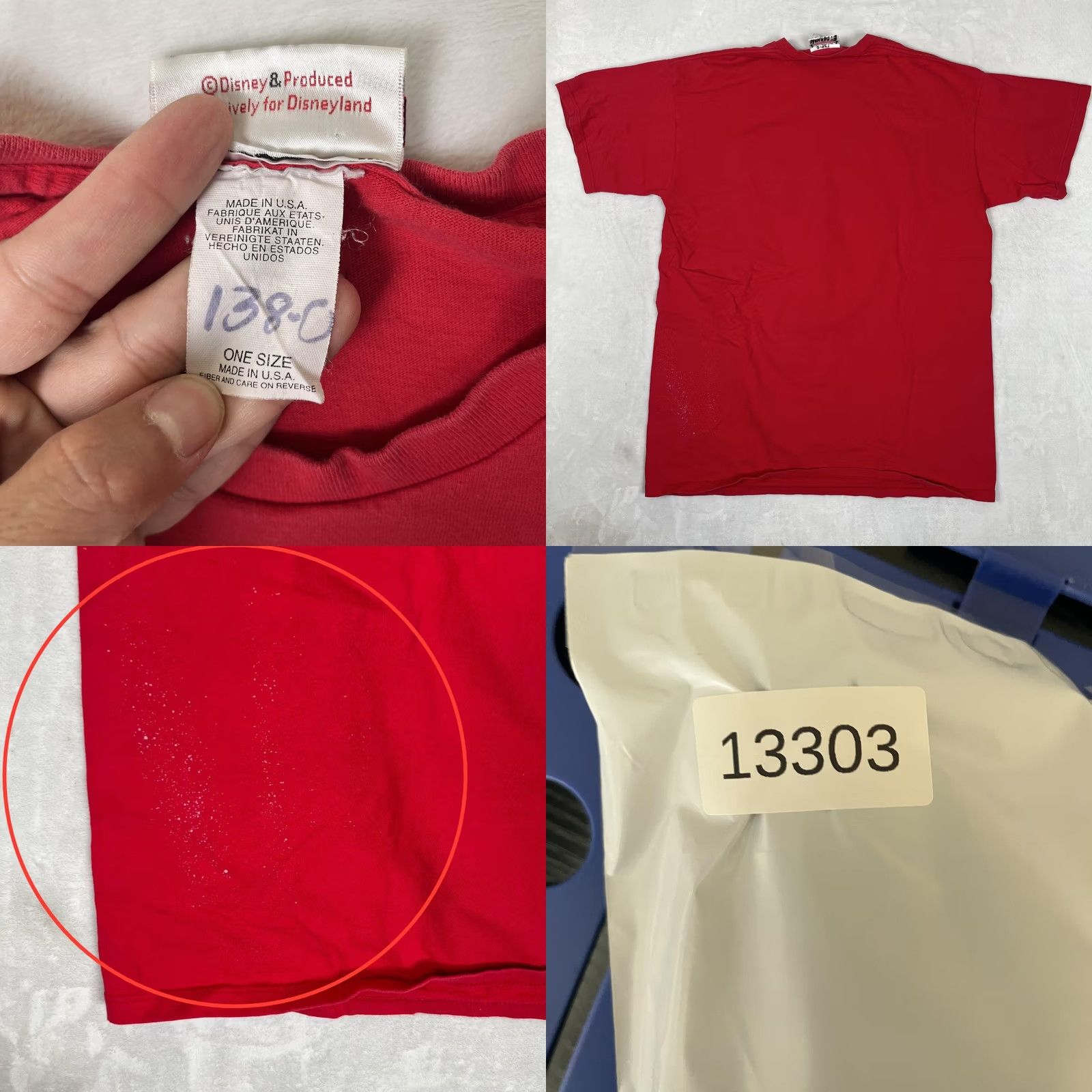 Vintage VINTAGE Disneyland Winnie The Pooh Pajama Graphic T-Shirt One Size Red 90s Size ONE SIZE - 8 Thumbnail