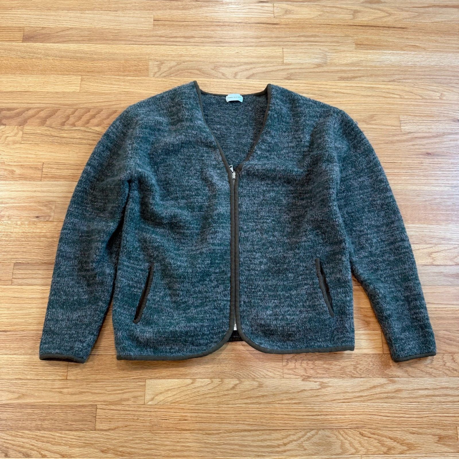 John Elliott John Elliott Andres Full-Zip Cardigan Sweater Size US L / EU 52-54 / 3 - 1 Thumbnail
