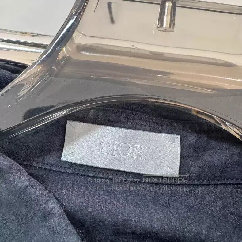 Dior Dior Black full-print shirt Size US XXS / EU 40 - 3 Thumbnail