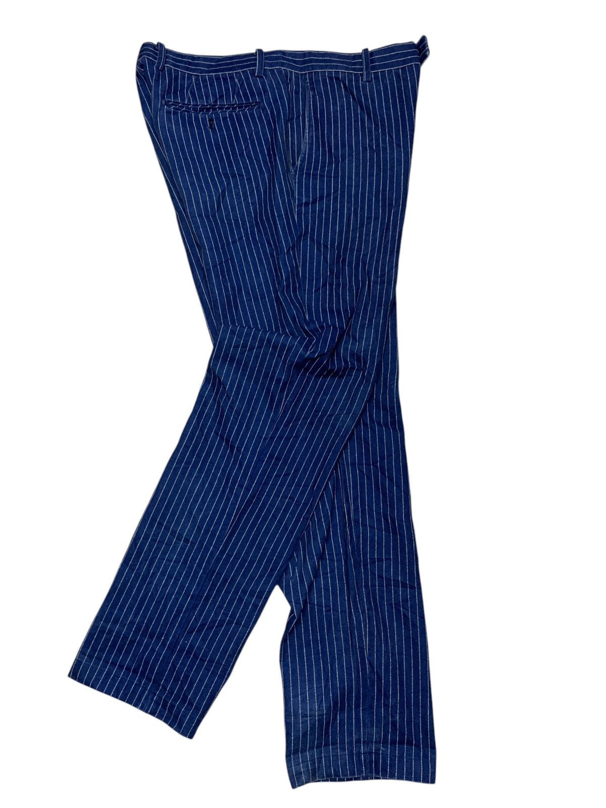Japanese Brand Urban Research stripe pants Size US 34 / EU 50 - 8 Thumbnail