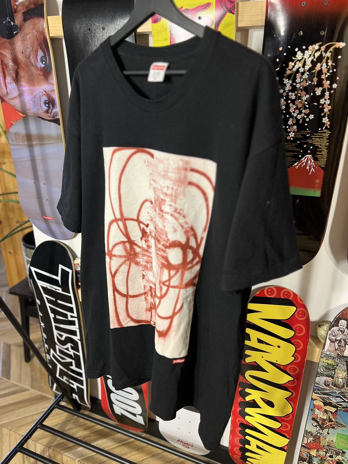 Supreme Supreme x Christopher Wool 2001 tee Size US XL / EU 56 / 4 - 2 Thumbnail