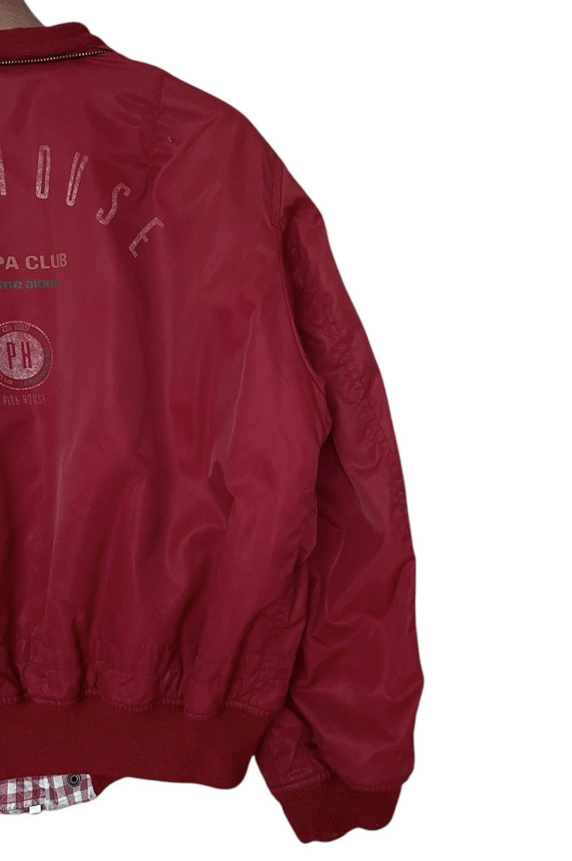 Pink House × Vintage Vintage Brand Pink House Bomber Jacket 1990s Size US L / EU 52-54 / 3 - 7 Thumbnail
