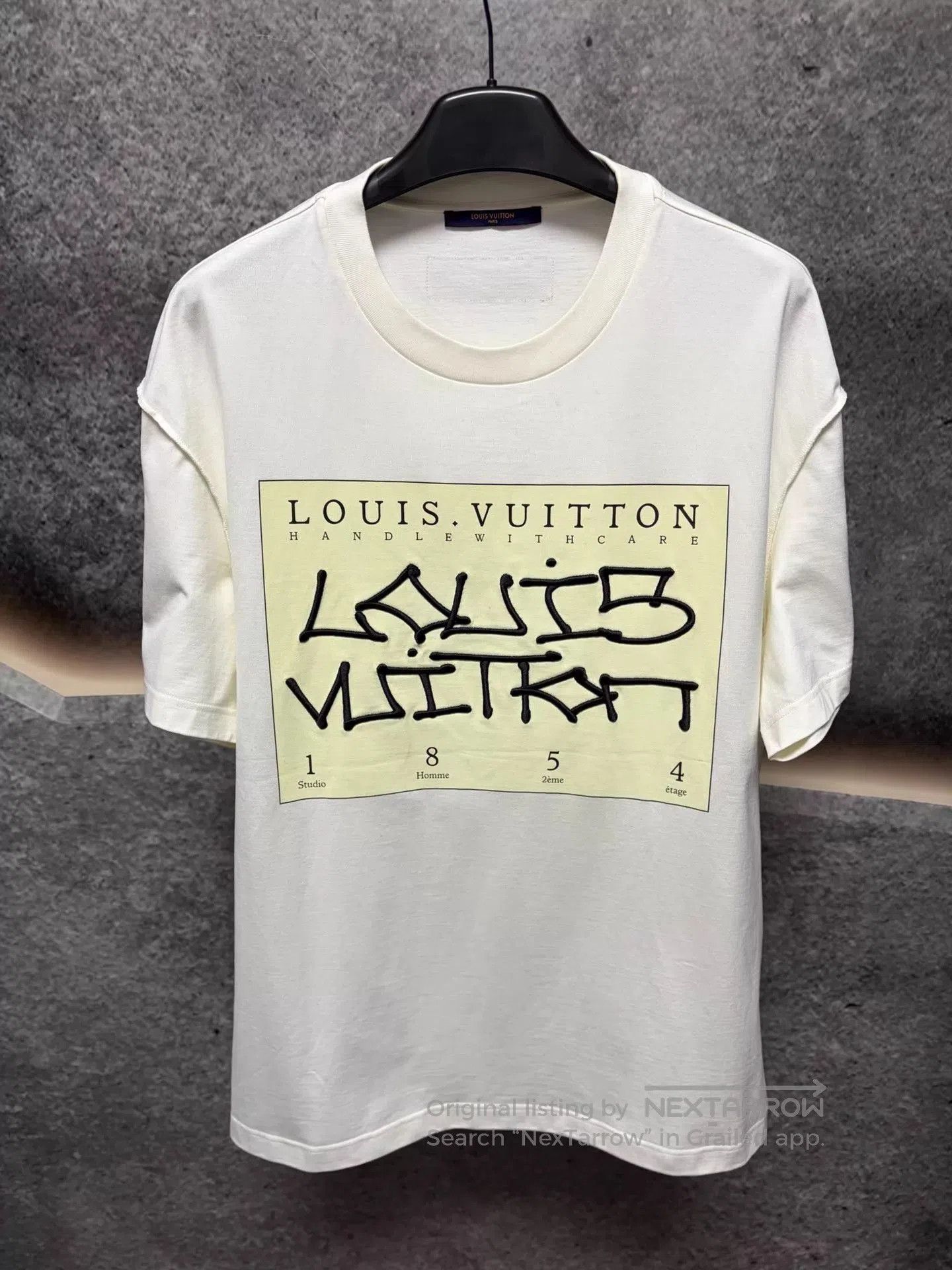 Louis Vuitton White Graphic Print Short Sleeve Shirt. Size US XL / EU 56 / 4 - 1 Thumbnail