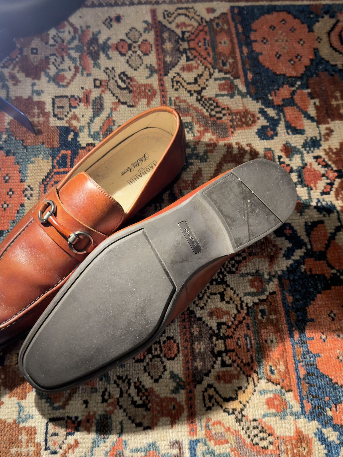 Magnanni Magnanni x Saks fifth Avenue style: 19958 Cognac loafers Size US 13 / EU 46 - 3 Thumbnail