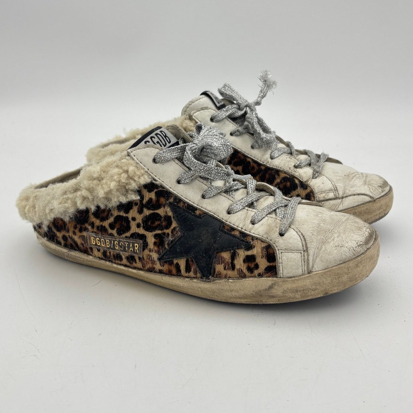 Golden Goose Golden Goose Superstar Sabot Slides Shearling Lined 37 Size US 7 / IT 37 - 1 Thumbnail