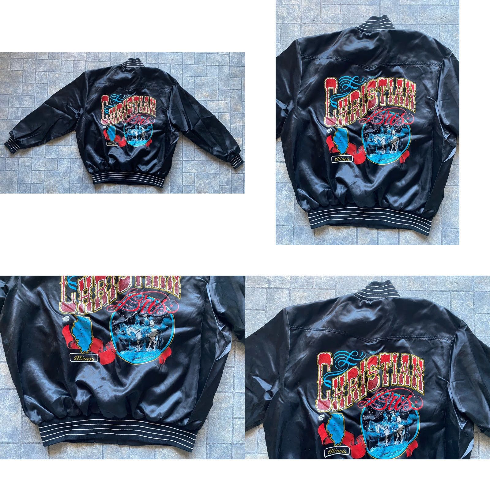 Vintage VINTAGE West Ark Jacket Mens 2XL Black Nylon Illinois Made In USA Size US XXL / EU 58 / 5 - 9 Thumbnail