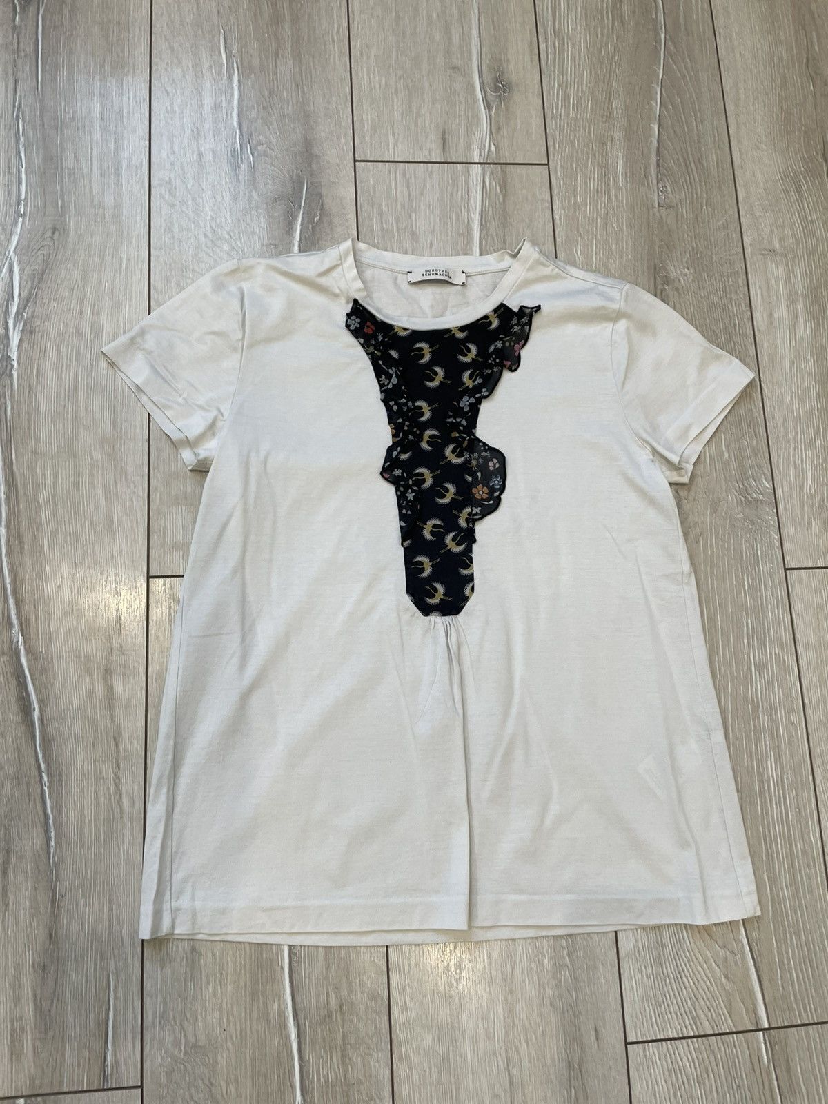 DOROTHEE SCHUMACHER dorothee schumacher silk cotton top t shirt Size XXS / US 00 / IT 34 - 1 Thumbnail