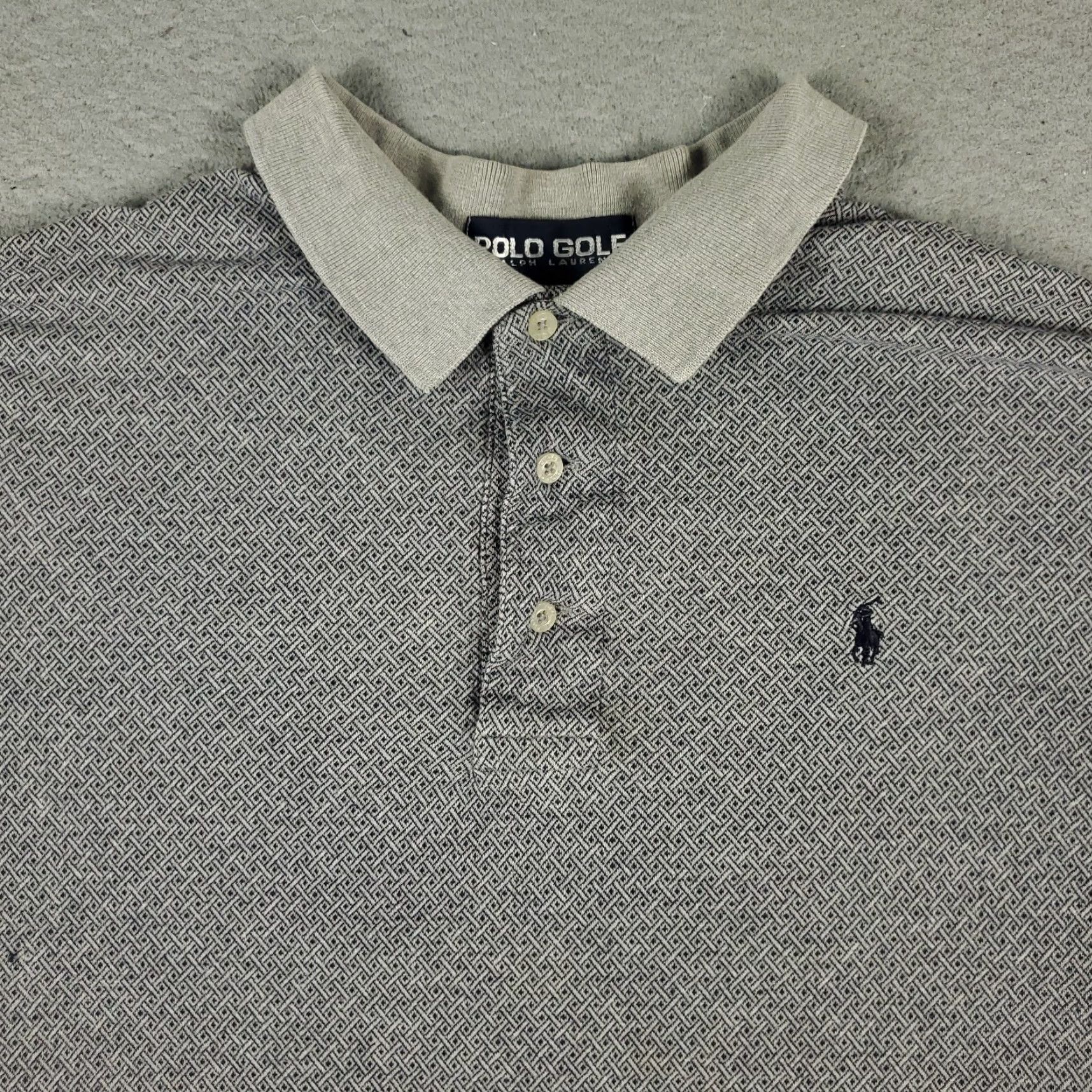 Ralph Lauren Ralph Lauren Polo Shirt 2XL Blue Gray Casual Short Sleeve Mens Size US XXL / EU 58 / 5 - 2 Thumbnail