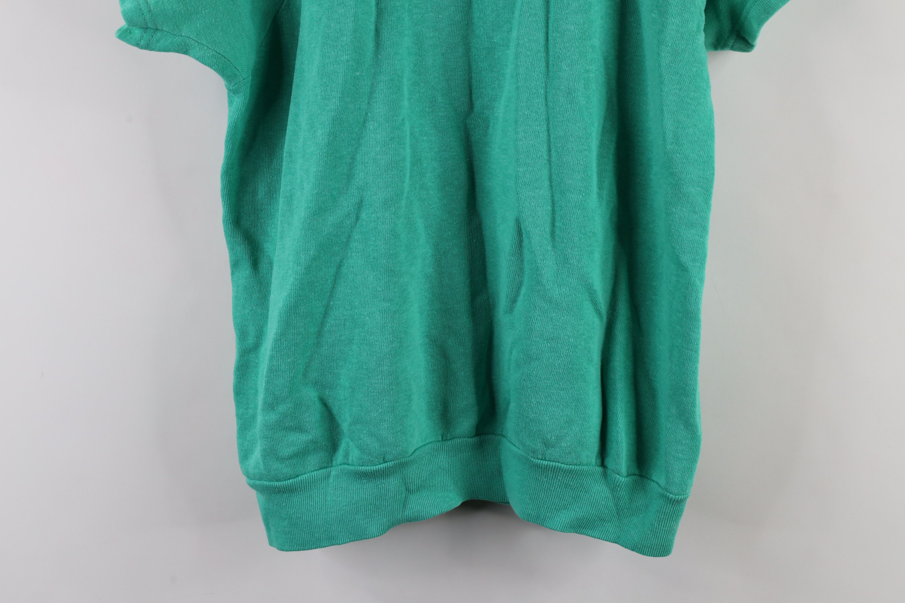 Vintage Vintage 80s 90s Streetwear Blank Short Sleeve Sweatshirt USA Size L / US 10 / IT 46 - 11 Thumbnail