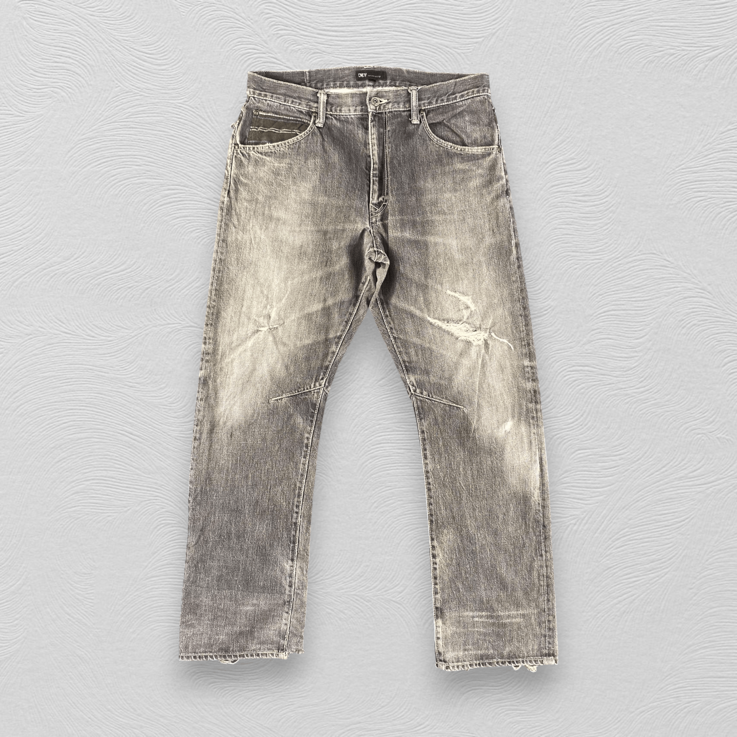 Japanese Brand Jpaanese Brand Concave Jeans Faded Gray Denim Jeans KJ3443 Size US 35 - 1 Thumbnail