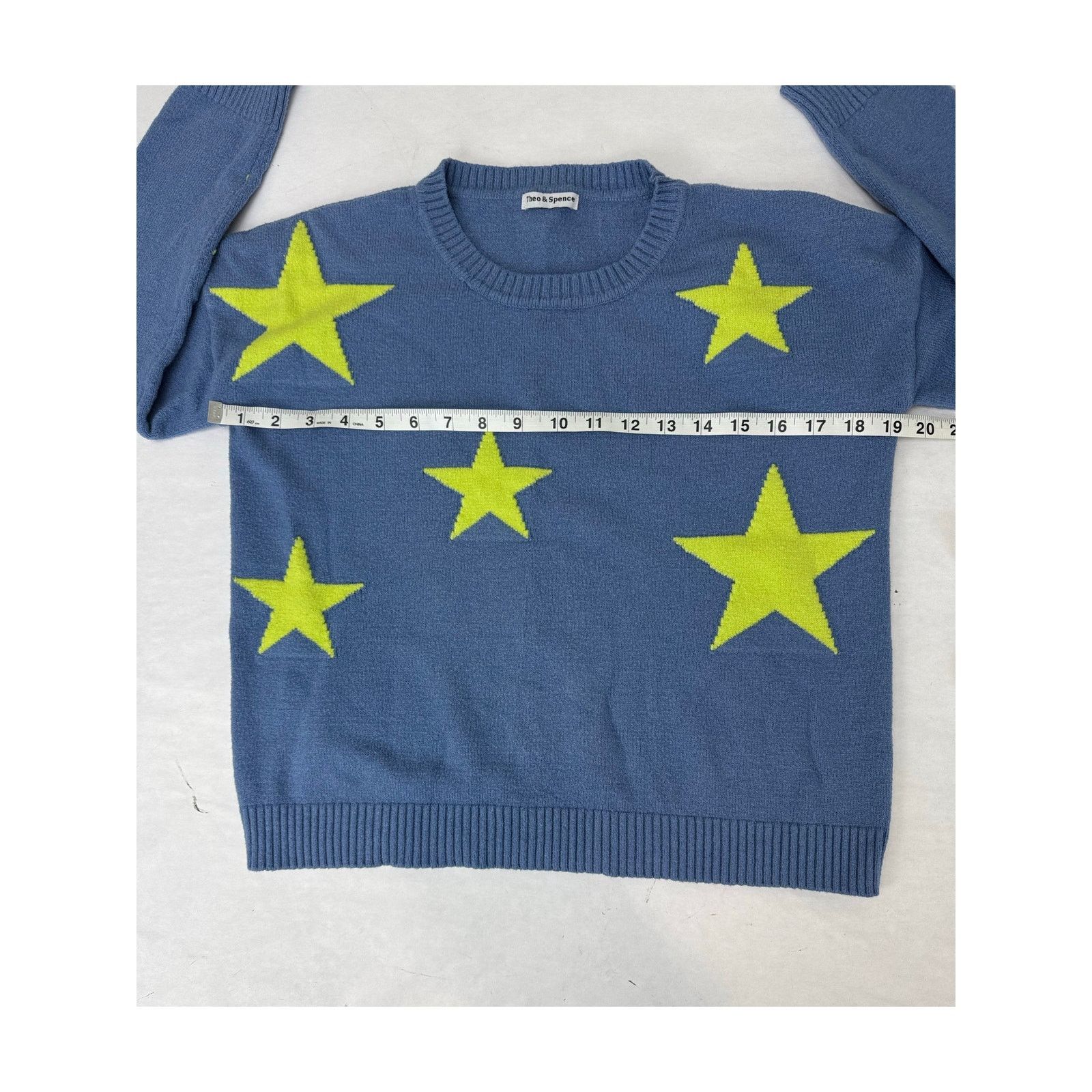 Other Theo & Spence Star Sweater Blue Yellow - Women's Size XS Size XS / US 0-2 / IT 36-38 - 6 Thumbnail