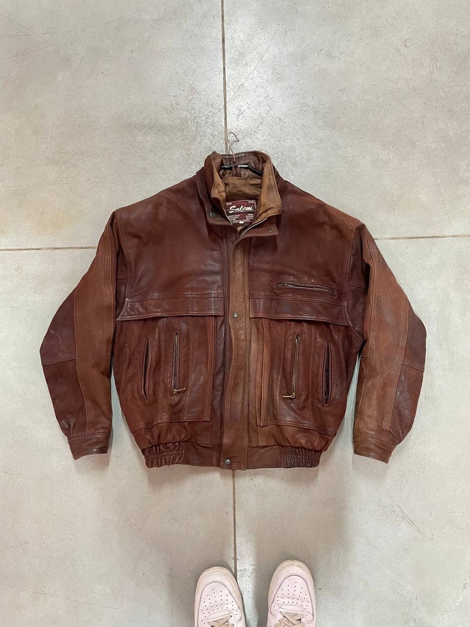 Genuine Leather Y2K True Vintage Leather Jacket Size US L / EU 52-54 / 3 - 5 Thumbnail