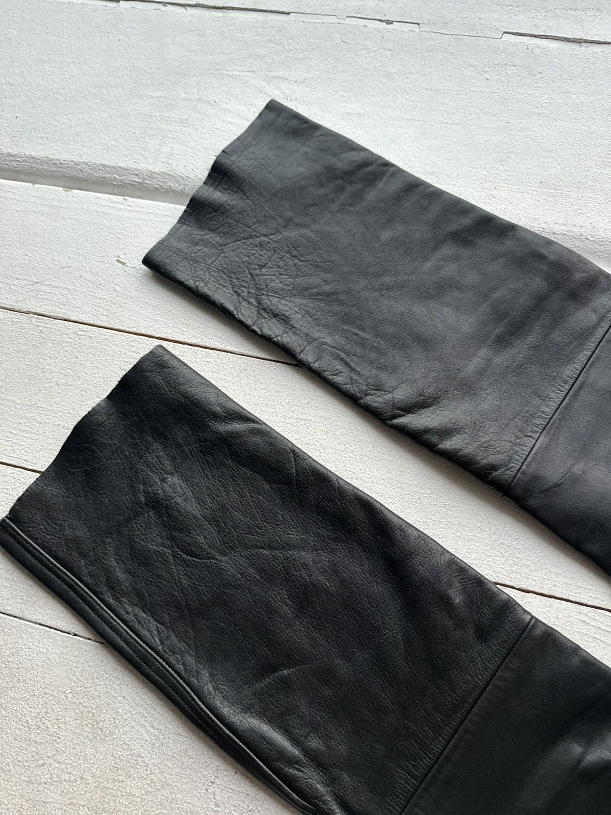 Leather IXS 🚨Vintage leather pants motorcycles BROWN LUXURY Y2K Size US 26 / EU 42 - 13 Thumbnail