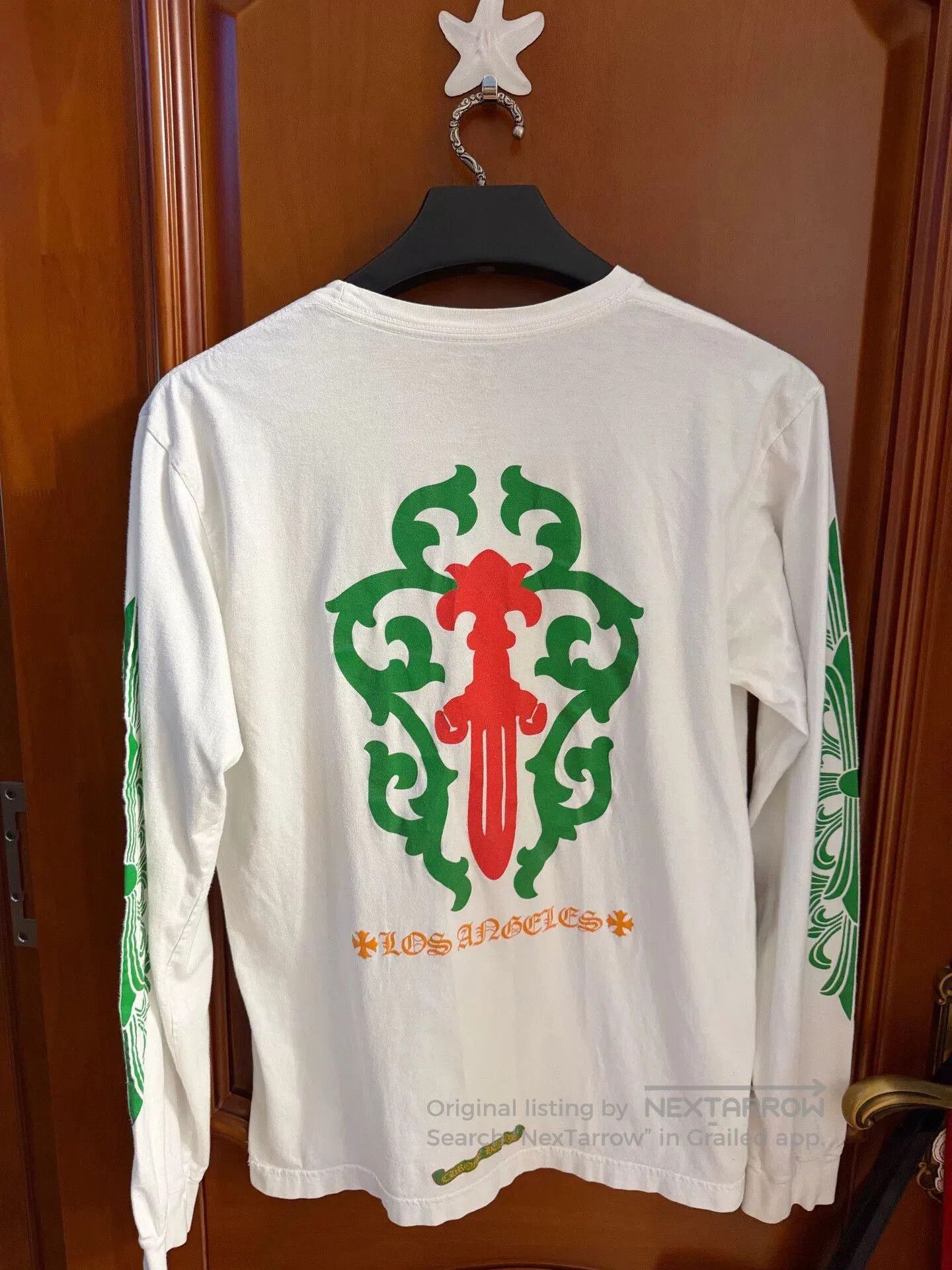 Chrome Hearts chrome hearts floral long sleeve shirt. Size US L / EU 52-54 / 3 - 2 Thumbnail