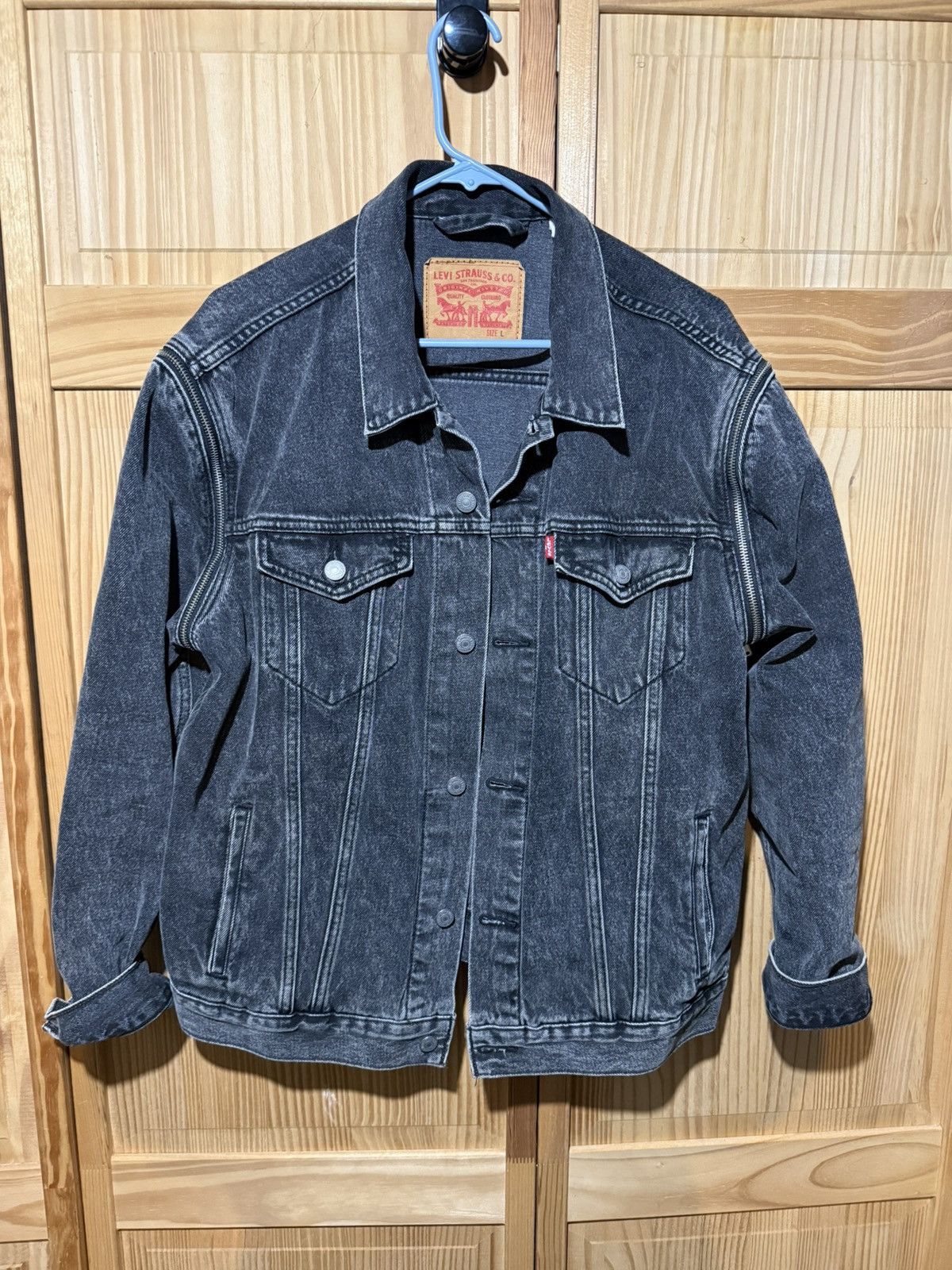 Levi's Levi’s Denim Jacket Removable Sleeves Size US L / EU 52-54 / 3 - 1 Thumbnail