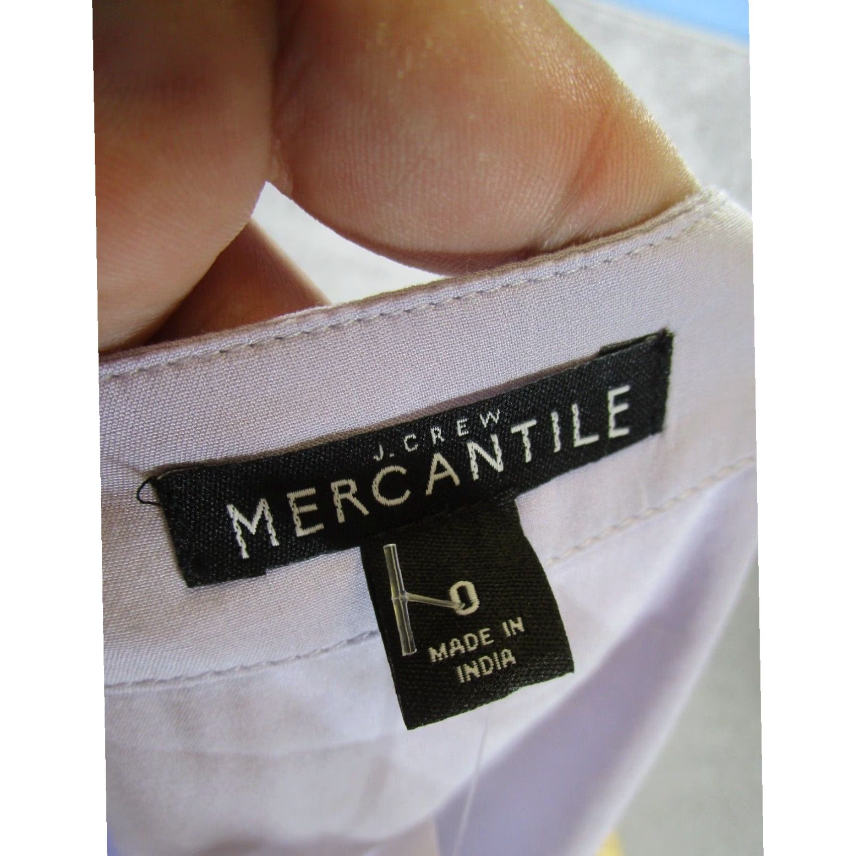 J.Crew J Crew Womens Long Sleeve Purple Shirt Tie Waist Extra Large XL New Size XS / US 0-2 / IT 36-38 - 7 Thumbnail