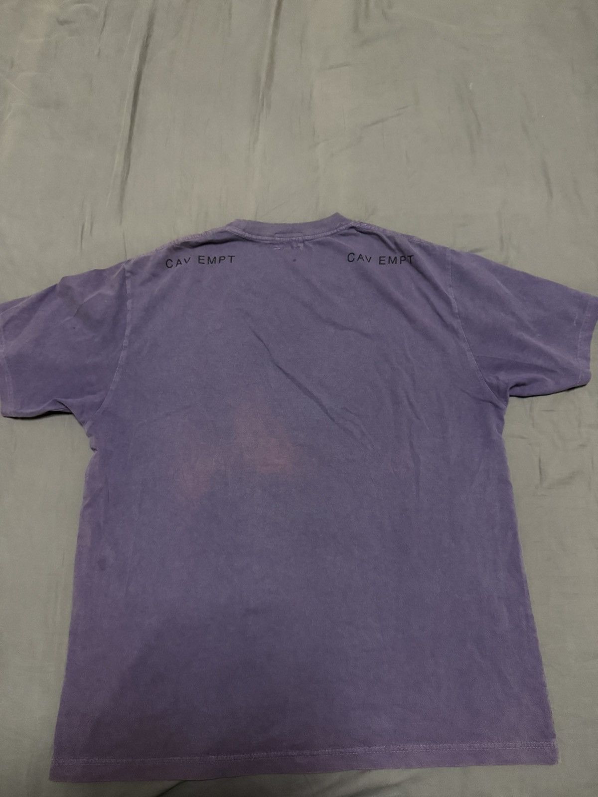 Cav Empt cavempt cav empt purple tee T-shirt Size US XL / EU 56 / 4 - 4 Thumbnail