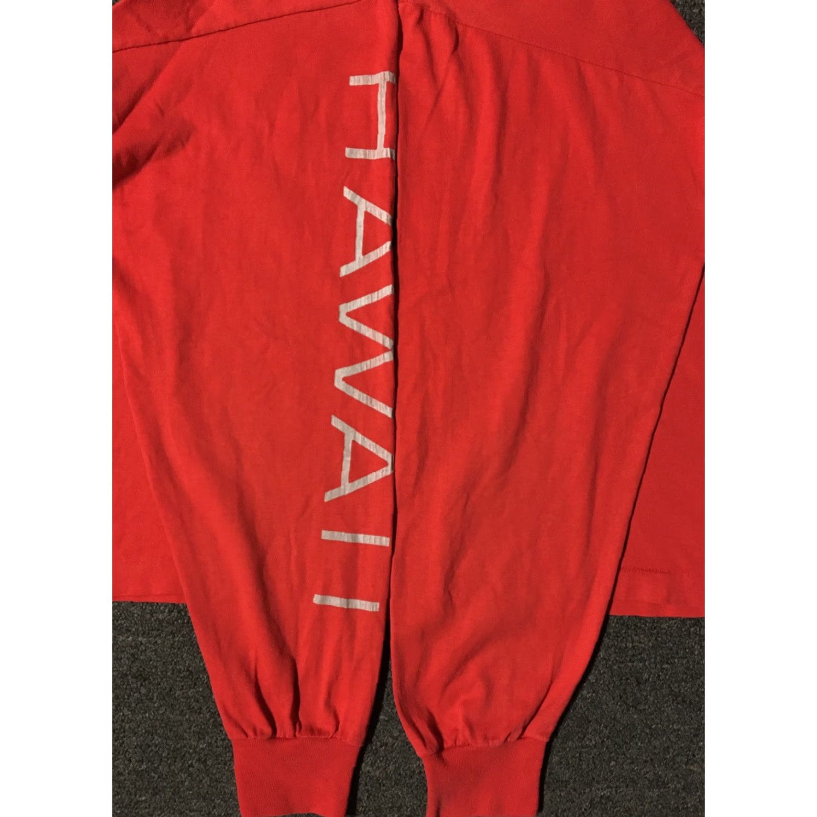 TEE JAYS VINTAGE Maui Hawaii Spellout Shirt L Red Tee Jays 80s 90s Surf Ocean Aloha Banter? Size US L / EU 52-54 / 3 - 3 Thumbnail