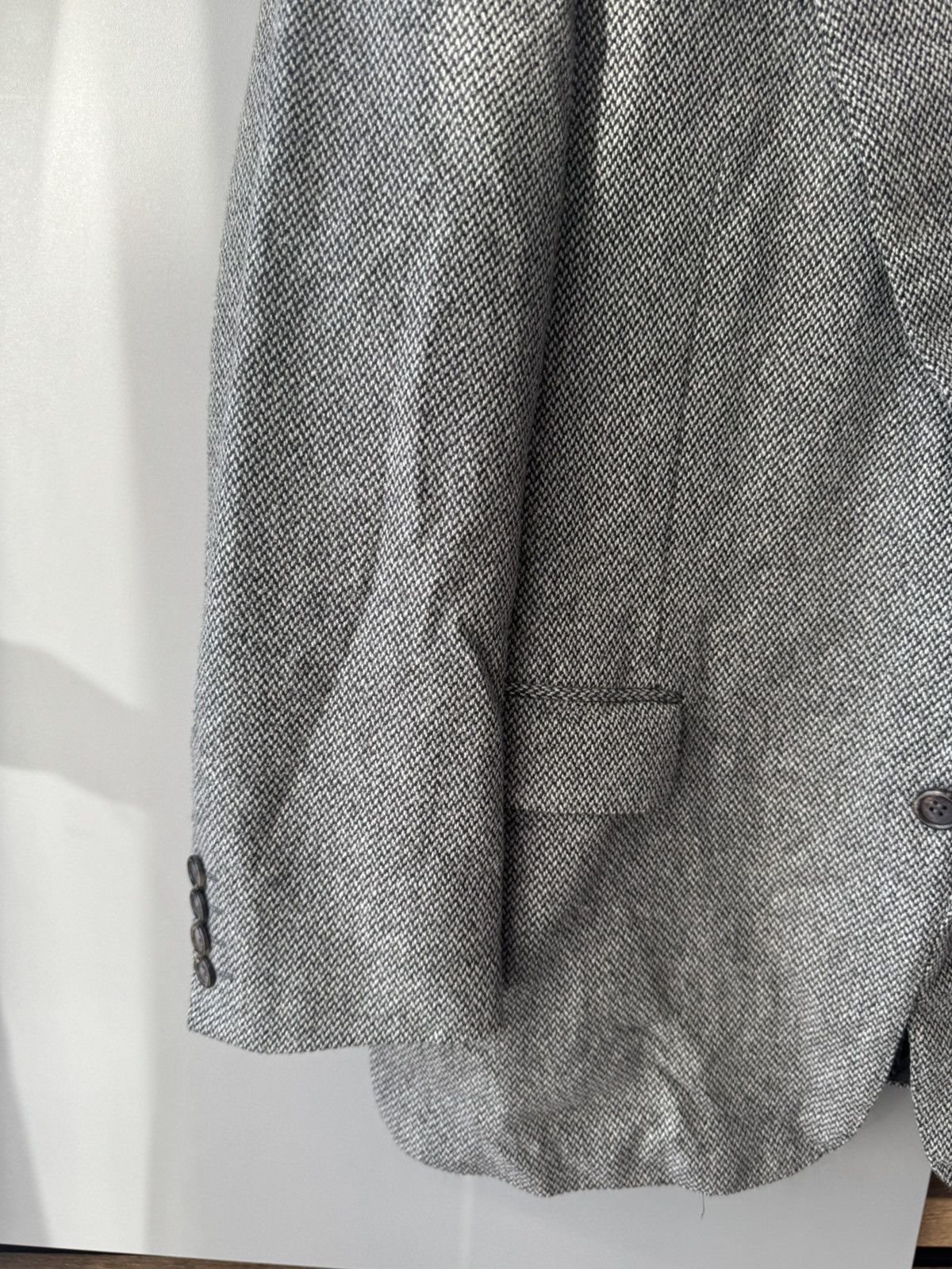Canali Canali Two Buttons Cashmere/Wool Grey Blazer Jacket Size 50R - 3 Thumbnail