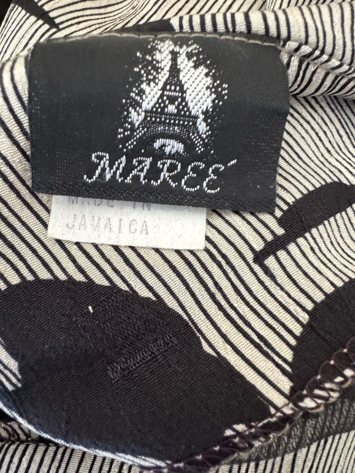 Other Maree L Vintage dress Jamaica grey black midi tiered long Size M / US 6-8 / IT 42-44 - 4 Thumbnail