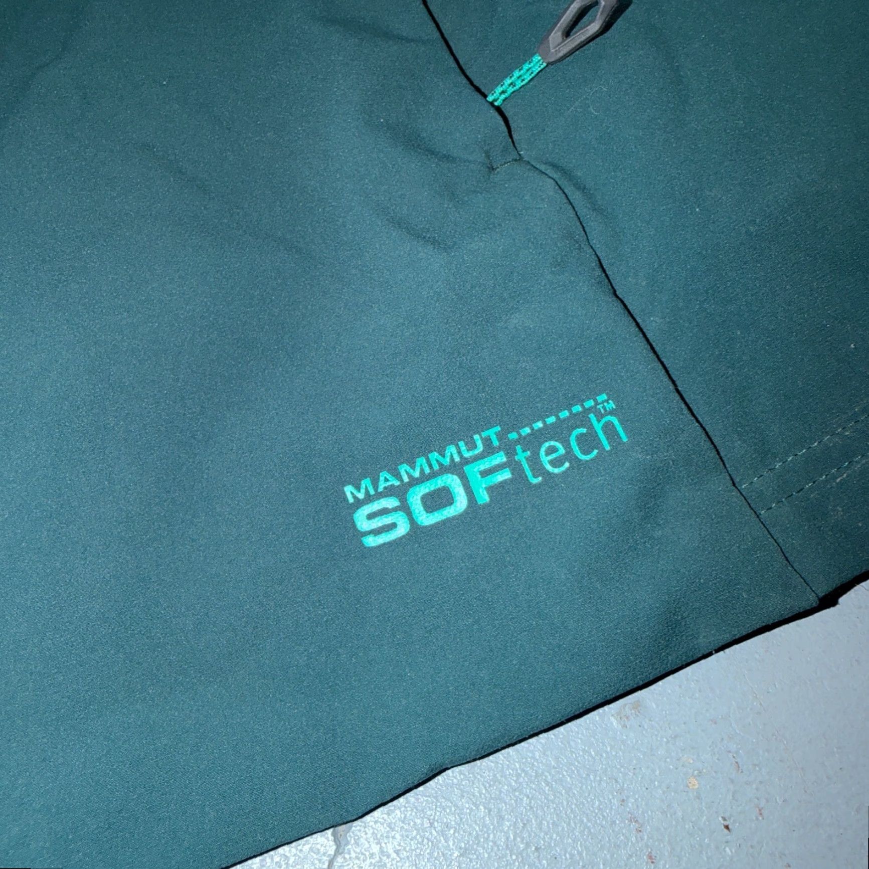 Mammut Mammut SofTech Jacket Windbreaker Soft Shell Full Zip Pockets Green XL Womens Size XL / US 12-14 / IT 48-50 - 2 Thumbnail