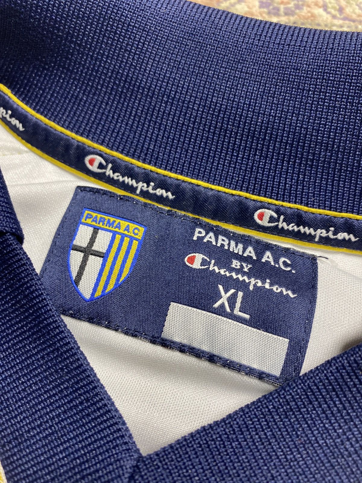Raised by Champions AC Parma Away 2000/01 Player Issue Long Sleeve Size US XL / EU 56 / 4 - 8 Thumbnail
